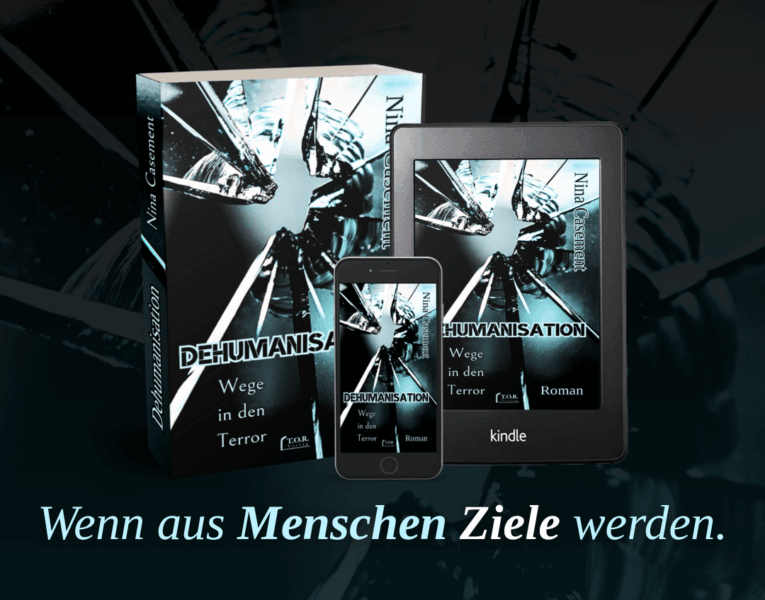 Werbebanner "Dehumanisation" (Entmenschlichung)